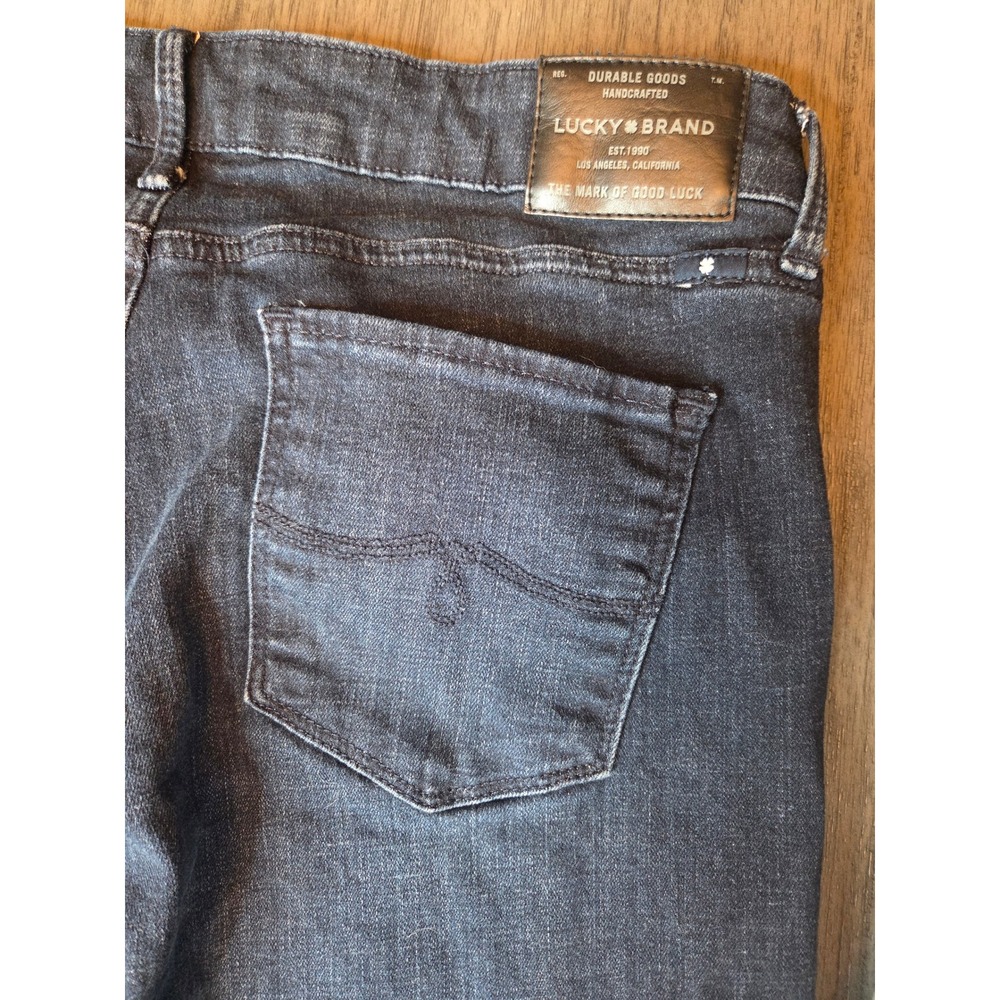 Lucky Brand Womens Jeans Ankle Dark Wash Size 10 30 Straight Leg Denim - Picture 7 of 7